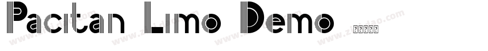 Pacitan Limo Demo字体转换